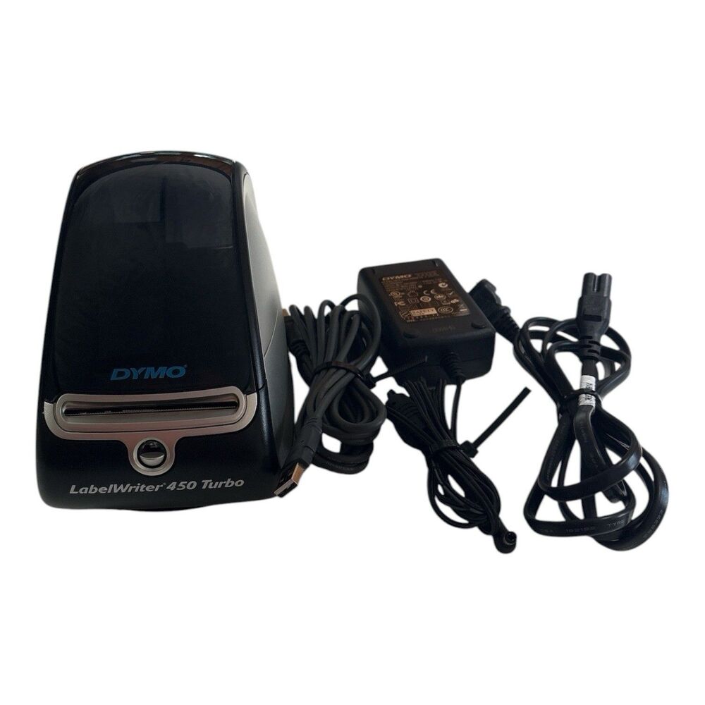Dymo LabelWriter 450 Turbo Thermal Label Printer With POWER CORD/USB. TESTED